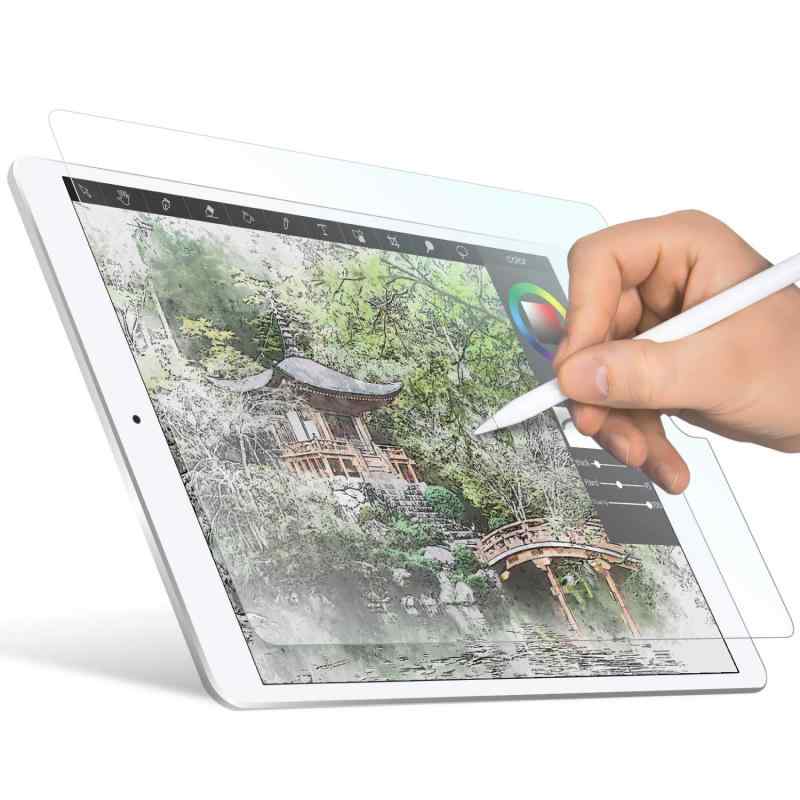 Cases - エレコム iPad 10.2 第9/8/7世代 (2021/2020/2019年) フィルム ペーパーテクスチャ 反射防止 ケント紙タイプ (ペン先磨耗防止) 紙のような描き心地 TB-A19RFLAPLL