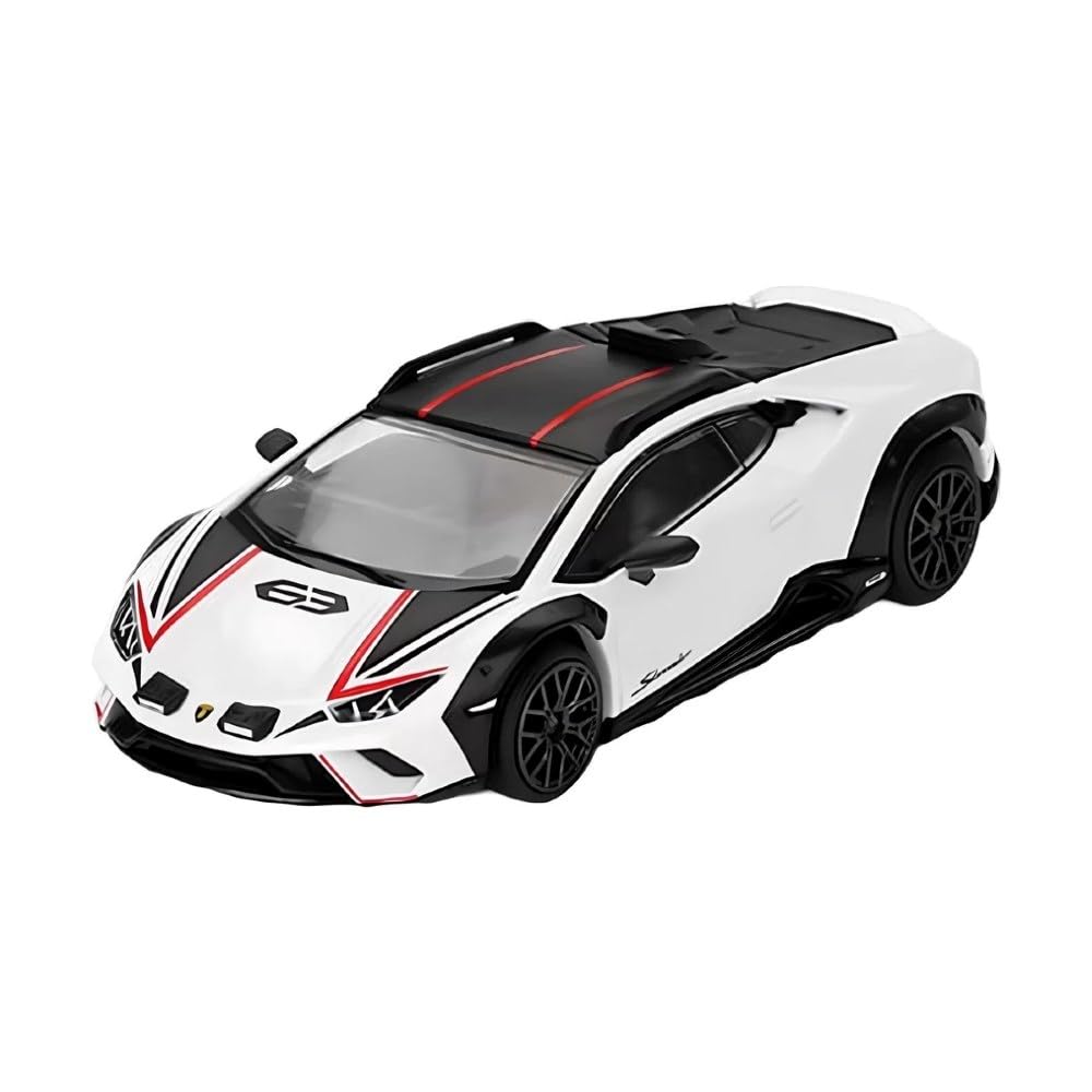 1/64 ランボルギーニ ウラカン ステラート ホワイト 左ハンドル ダイキャスト ミニカー 完成品