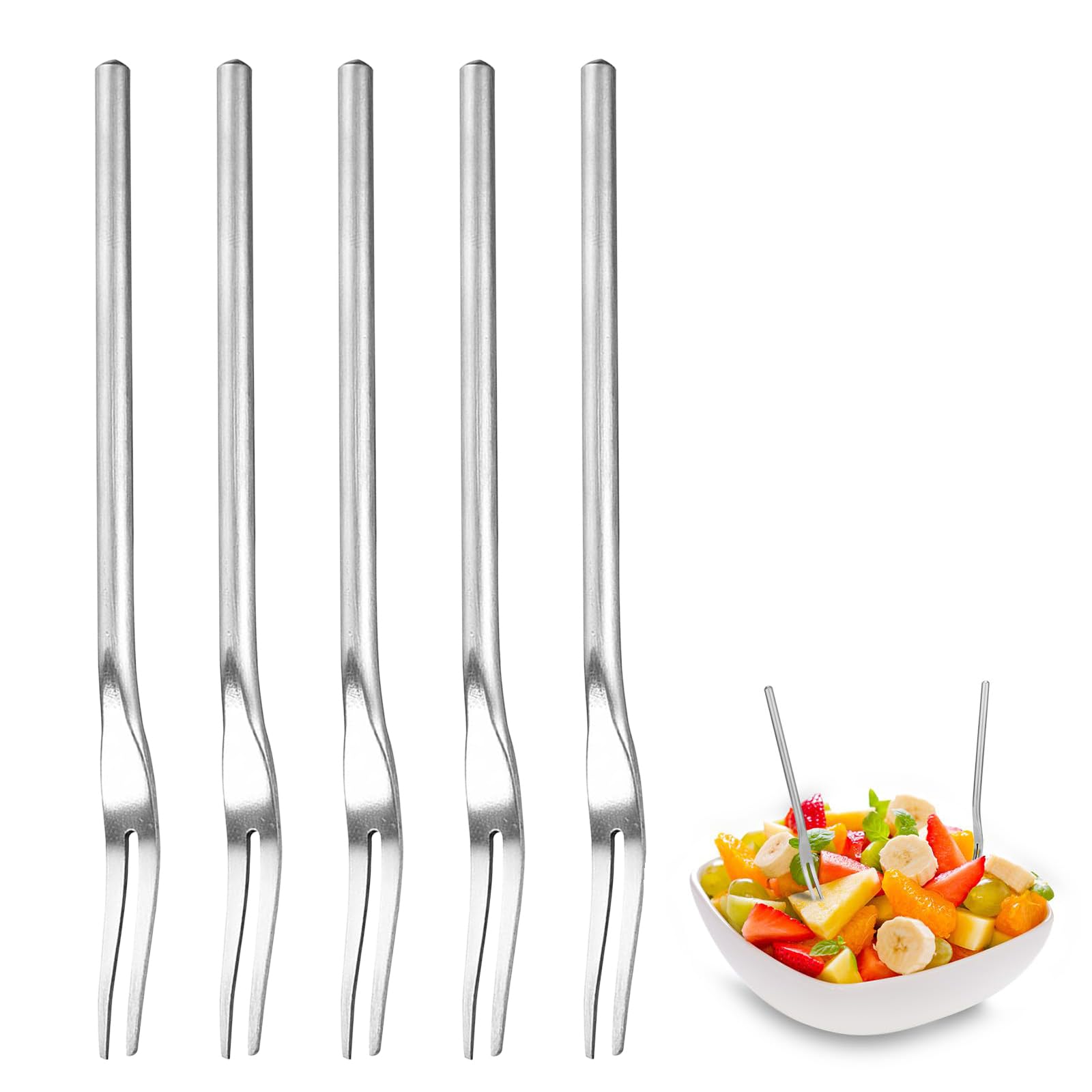 ・サイズ:約13cm ・重量:約17g/個 ・セット内容:5個 ・素材:304ステンレス鋼 ・機能:食洗機対応