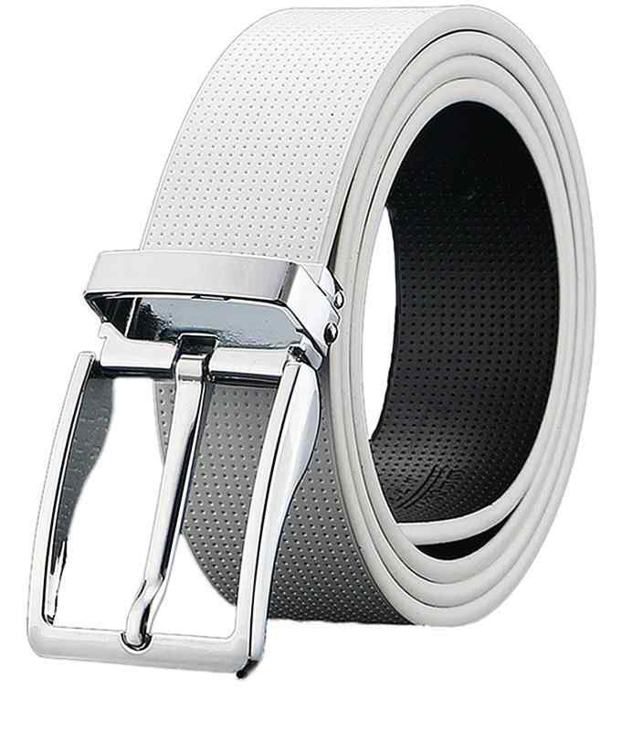 [Trans Japan] メンズ ベルト 本革 ゴルフ ビジネス ベルト カジュアル ファッション 紳士用 (105cm) Free Size