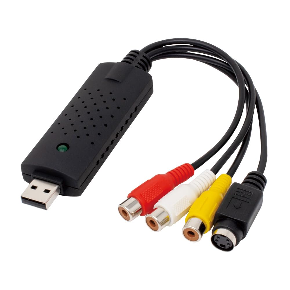 RCA S端子 USBビデオキャプチャーケーブル