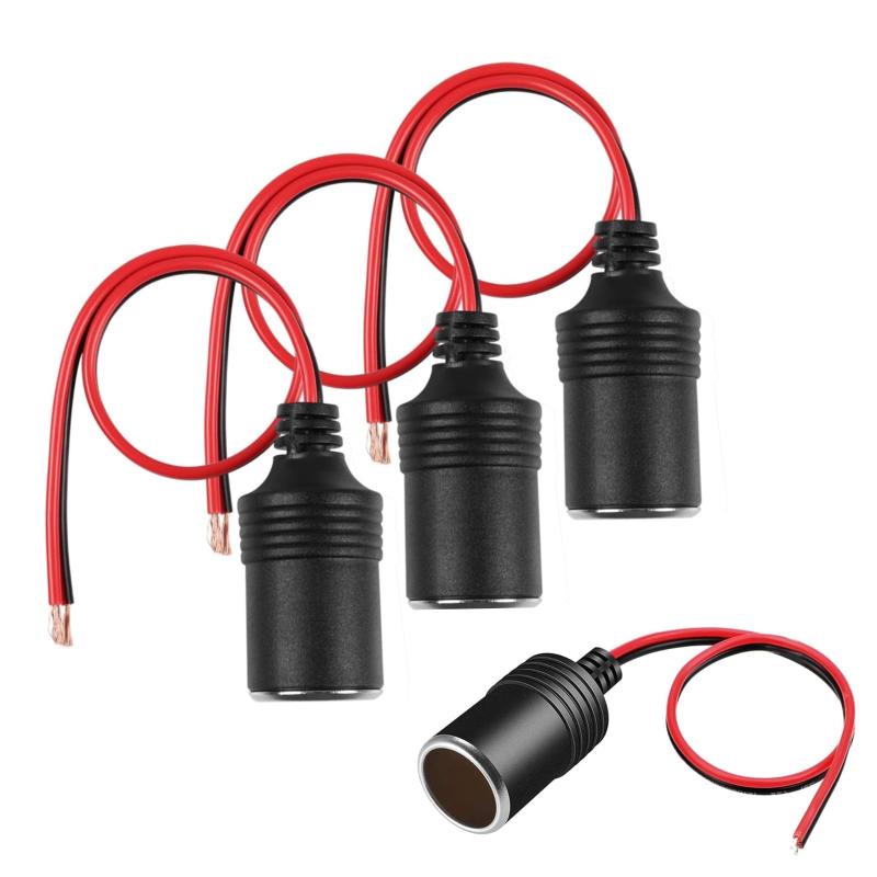 aninako 適用車種 二重穴の充電器 車のシガーライター 【 12V/24V車用 対応】車の充電器 電源ソケット 車 シガーソケット 増設 電源プラグ端子 シガーライターメスソケットケーブル