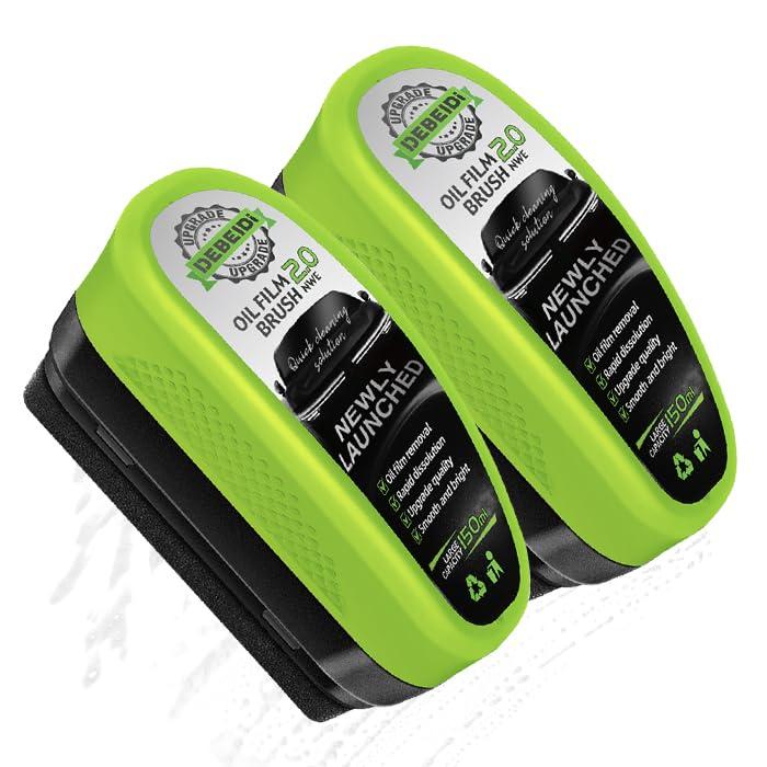 PACEIN 油膜取り 車 ガラス 油膜クリーナー【2個入】 強力油膜除去剤 油膜取りクリーナー 油膜洗浄ブラ..