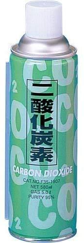 乐天商城 - 実験用 気体 【 ニ酸化炭素 CO2 】 580ml ボンベ 理化学用 教材 ナリカ F35-1907