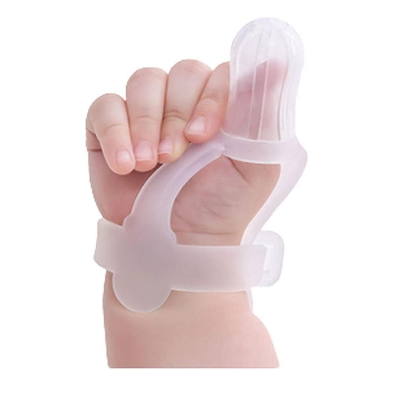 指しゃぶり防止 矯正器 防指嘴 矫正器,防止指しゃぶり，子ども 指しゃぶり矯正(防止)器具手袋 サッキン..