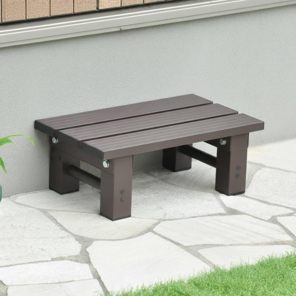 ・サイズ:幅120 ×高さ40 ×奥行36 ・重量:約5 ・耐荷重:150 ・素材:アルミ製