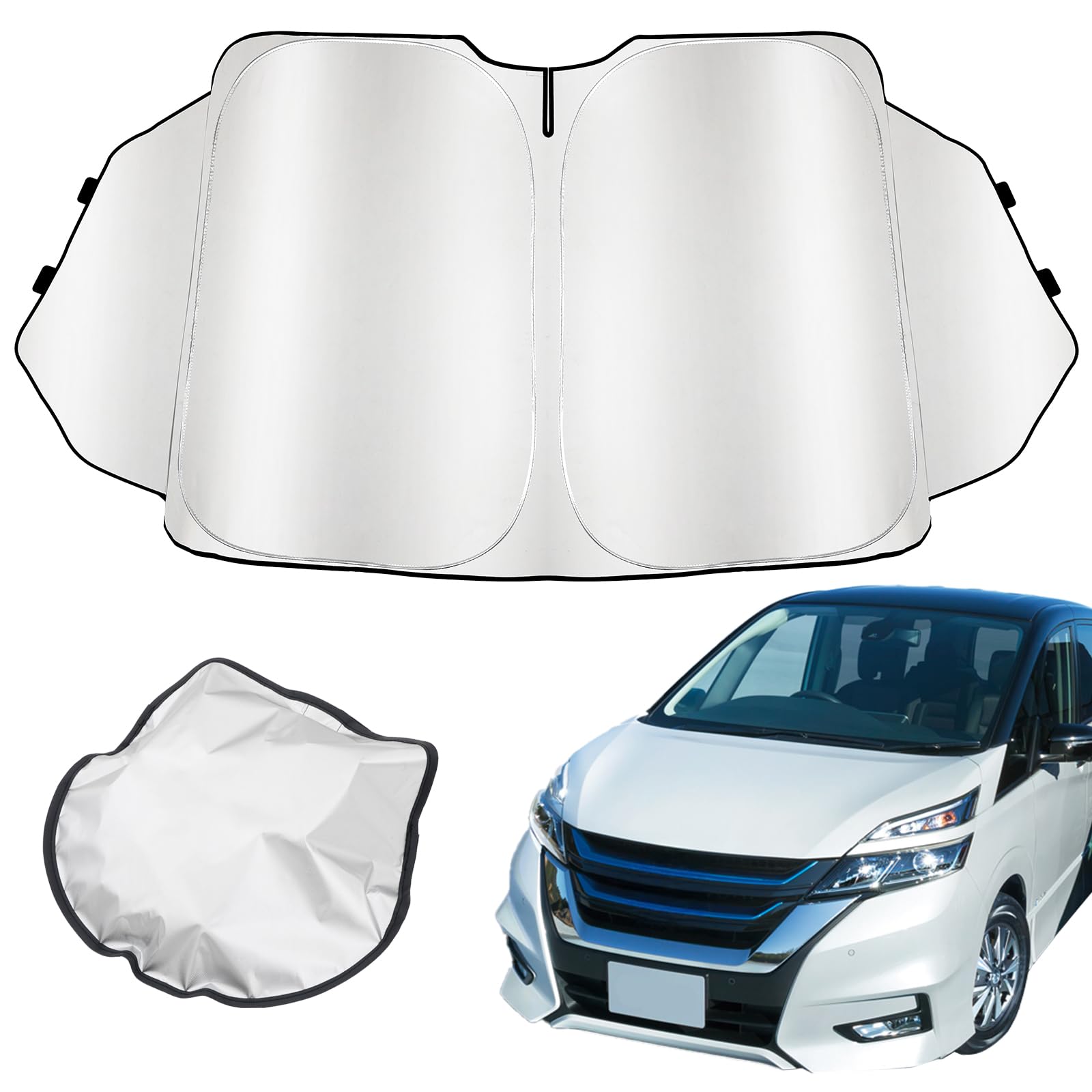 サンシェード フロント 車 車用 GB系 アクセサリー カーシェード シェード フロン...