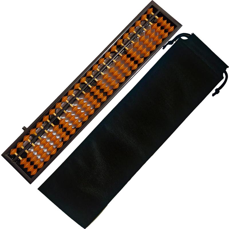 そろばん 算盤 23桁 4珠 ワンタッチ機能付き スタンダード ソロバン 子供 大人 収納袋付属