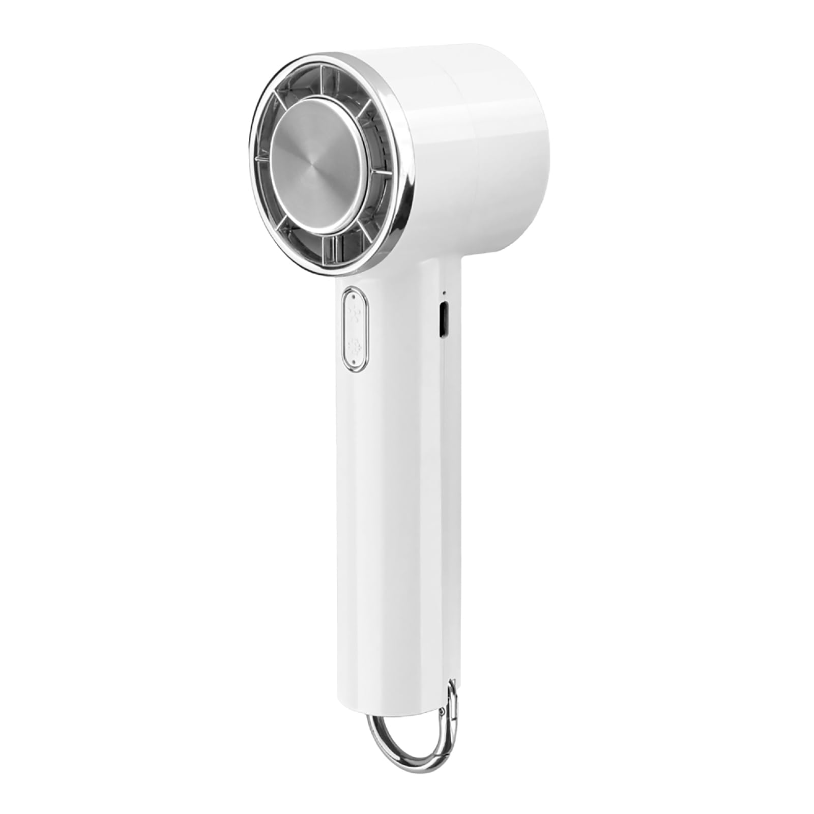 ・重量:約148g ・風量調節:5段階 ・充電端子:USB Type-C ・連続使用時間:最大約10時間 ・充電時間:約3時間半 ・カラー:ホワイト、ブラック