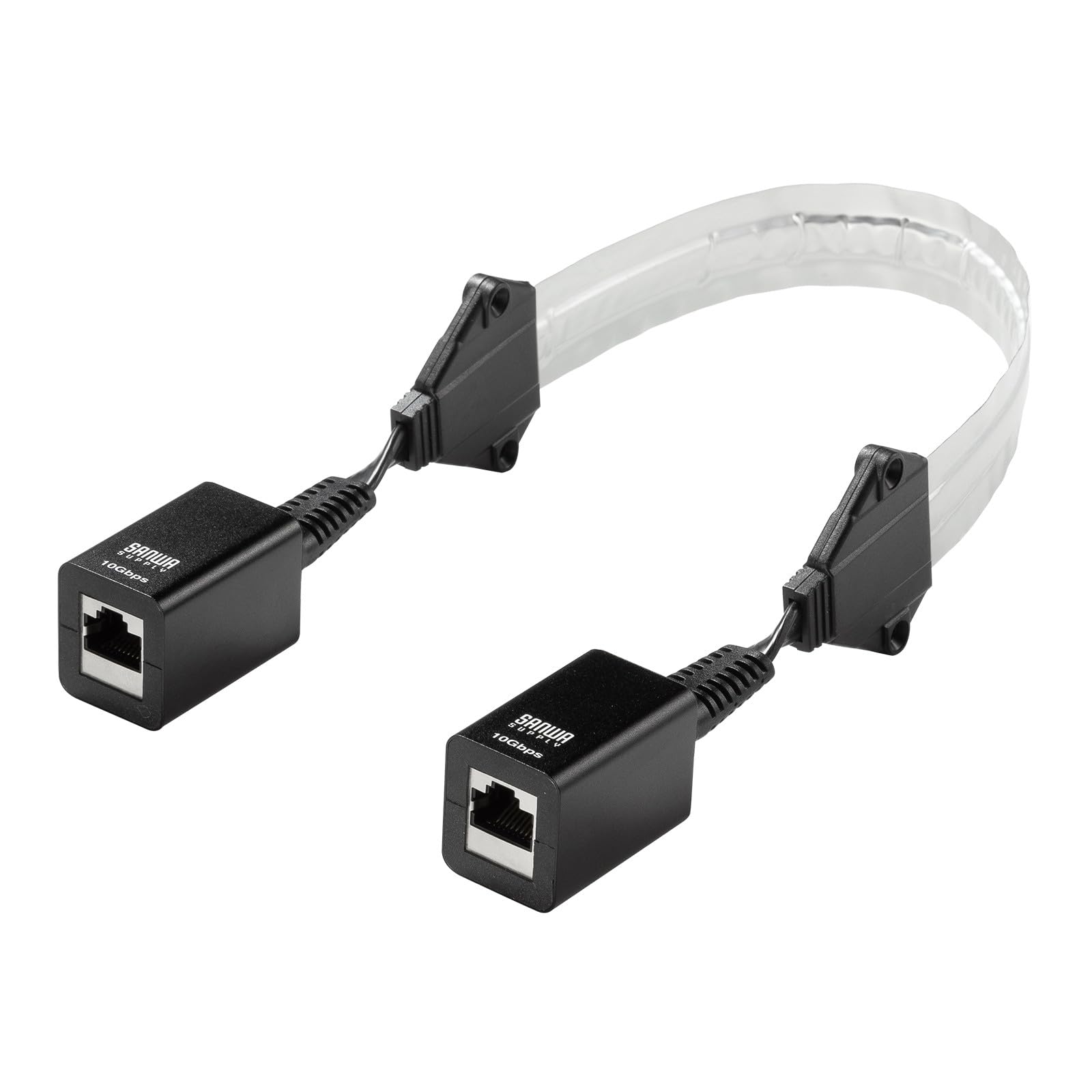 すきま用 CAT6A 延長LANケーブル PoE対応