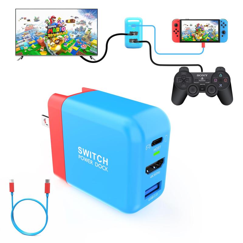 Switchドック多機能変換アダプター...