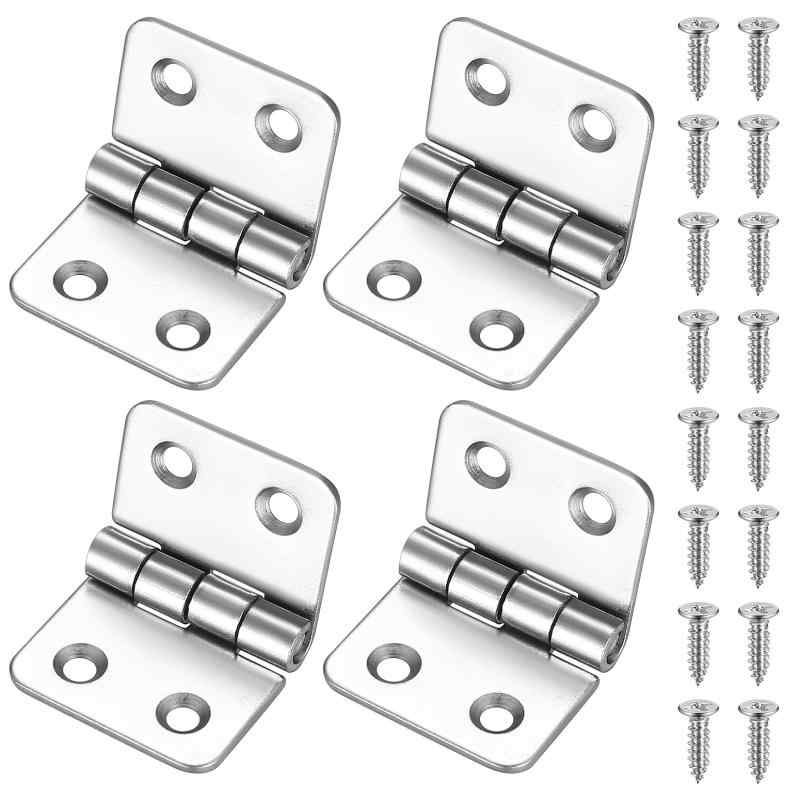 乐天商城 - 蝶番 金具 4個セット 丁番 ヒンジ 金具 丁 番 ヒンジ 蝶番 フラットヒンジ ドアヒンジ、食器棚ヒンジ、木箱ヒンジの金物部品