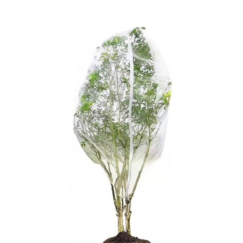 防虫ネット 防鳥ネット 入り (2.4m×2.4m) 防虫ネット 家庭菜園 防鳥ネット 植物保護カバー 入り ファス..