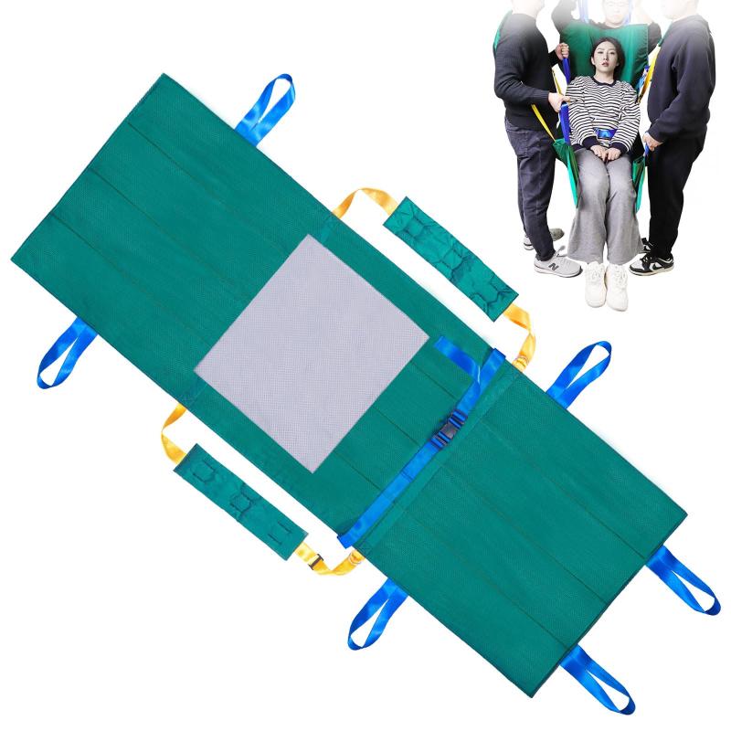 HEINALOUS 救急担架 ストレッチャー 布担架 オックスフォード 患者移動用シート 折りたたみ 3層強化構..