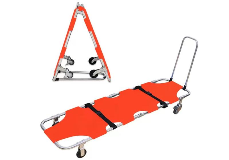 OLMMT 担架 たんか ストレッチャー アルミニウム合金 折りたたみ式 輪つき 病院 防災