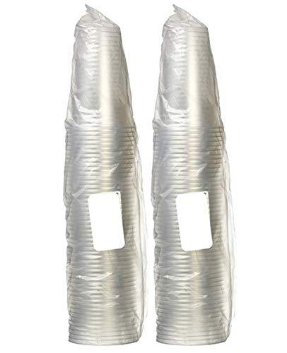 Paper Cups - ニッチプラス(Niche Plus)クリアカップ 業務用 COLD専用使い捨てPET樹脂 約420ml 100個入
