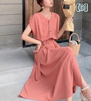 ワンピース レディース 半袖 ロング丈 シフォン素材 フレアシルエット ミモレ丈 春夏物 お出かけ デート きれいめスタイル 落ち感のある生地感 上品な 体型カバー 着痩せ