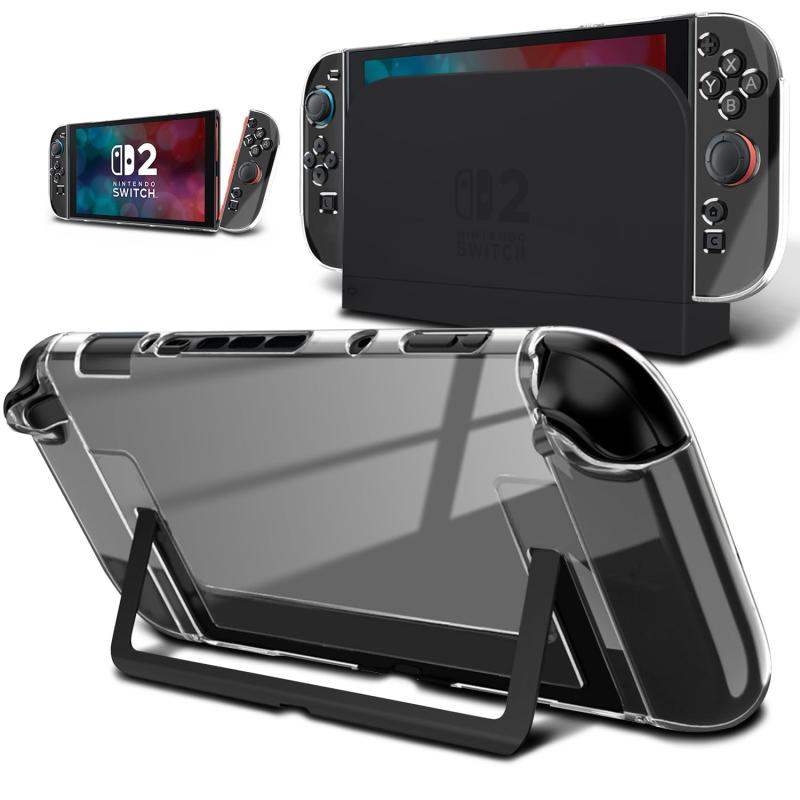 Rakuten - Switch 2 カバー Nintendo Switch2 (2025)対応 保護ケース PiMivco スイッチ2ケース 分体式設計 ドック対応 PC+TPU材質 軽量 耐衝撃 着脱簡単