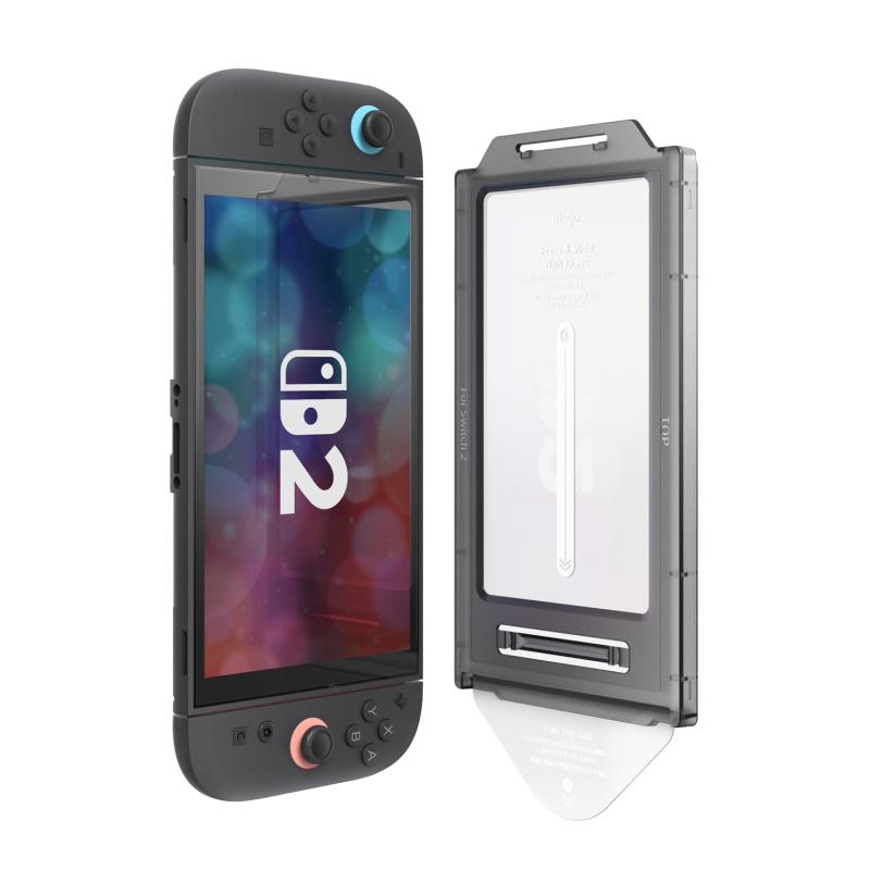 【elago】 TEMPERED GLASS SCREEN PROTECTOR for Nintendo Switch 2