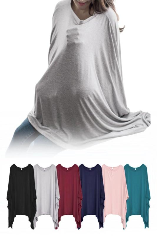 [Lino Ulu] ママの声から生まれた授乳ケープx360°すっぽり隠れるx天然コットン【被るだけ楽々xオールシ..