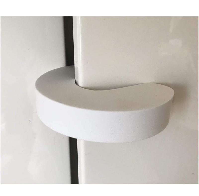 【マラソン最大46倍】ニトムズ キャビネットストッパー ホワイト 98mm×38mm×17mm M5621