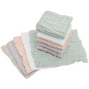 (ケラッタ) イブル 沐浴ガーゼ ハンカチ タオル ベビー くすみカラー 6枚セット