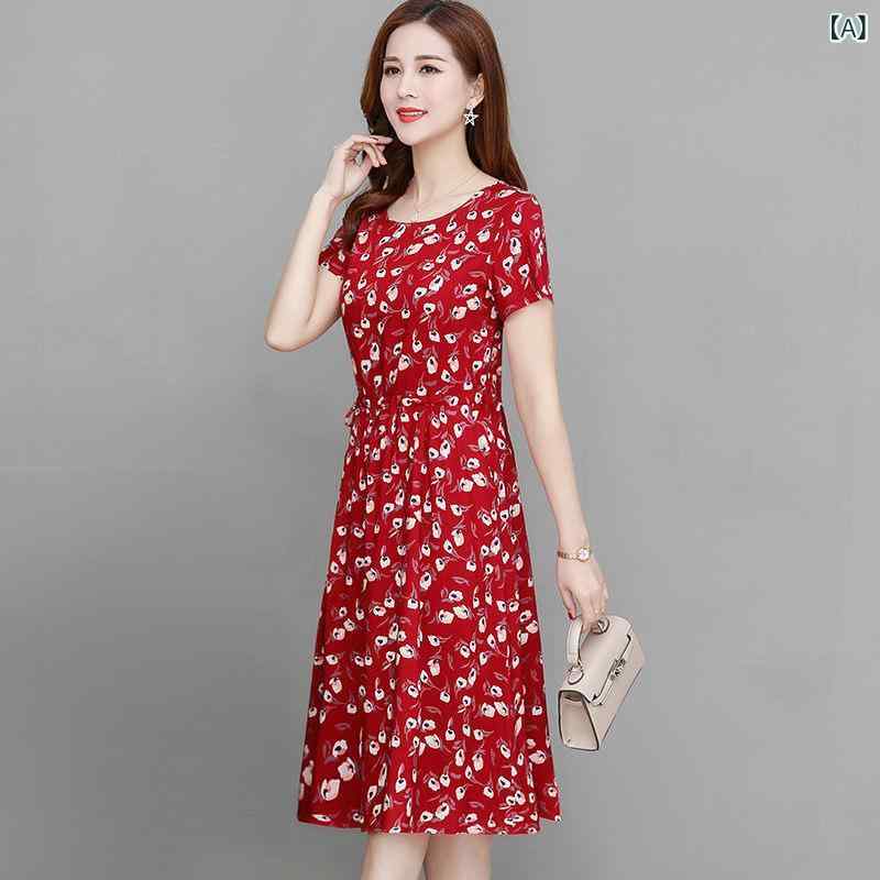 Dresses - ワンピース レディース 花柄 ロング丈 長袖 マキシ丈 ゆったり 体型カバー フレア 大人 きれいめ 上品 ナチュラル カジュアル お出かけ 旅行 デイリー 動きやすい