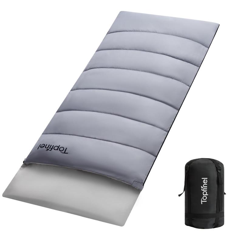 Rakuten - Topfinel シュラフ 夏用 冬用 来客用布団 1.4/1.8/2.5KG 寝袋 オールシーズン 冬用 夏用 コンパクト 収納パック付き アウトドア キャンプ用品 車中泊 防災グッズ 布団セット 快適温度-15-17℃