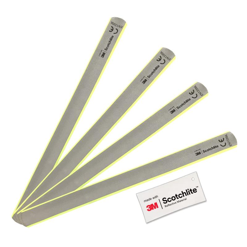 Salzmann 反射スナップバンド（スラップ・ラップ）｜3Mスコッチライト反射素材使用｜ CE認証済