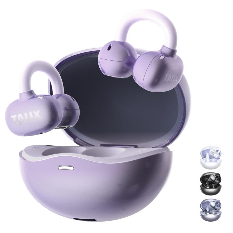 TALIX 2025��ǥ� Ultra Open Earbuds X6 OWS����ۥ� ���䡼���ե���ۥ� �����磻��쥹 ��ϳ������ Ķ��Ŭ ����������ۥ� 4.8������Ҽ� Ķ�ڤ� ������Ƴ���ѻȤ� �����ץ󥤥䡼�� Bluetooth5.4 ����4