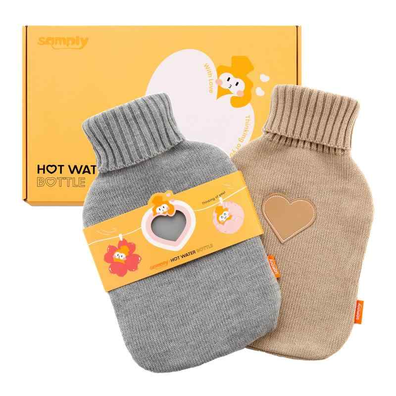 samply 湯たんぽ お湯 ゆたんぽ 柔らかい 湯タンポ ニット カ...(3.0)