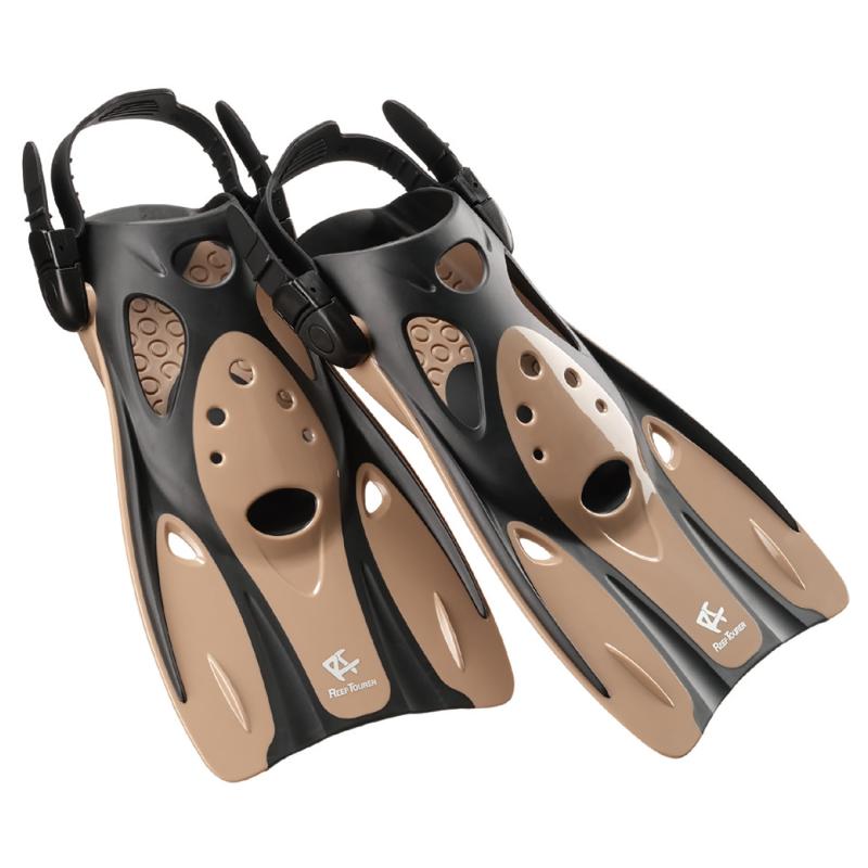 リーフツアラー(REEF TOURER) シュノーケリング シュノーケル フィン ストラップフィン 足ひれ 最軽量 コンパクト 【S/M/Lサイズ】 RF0106