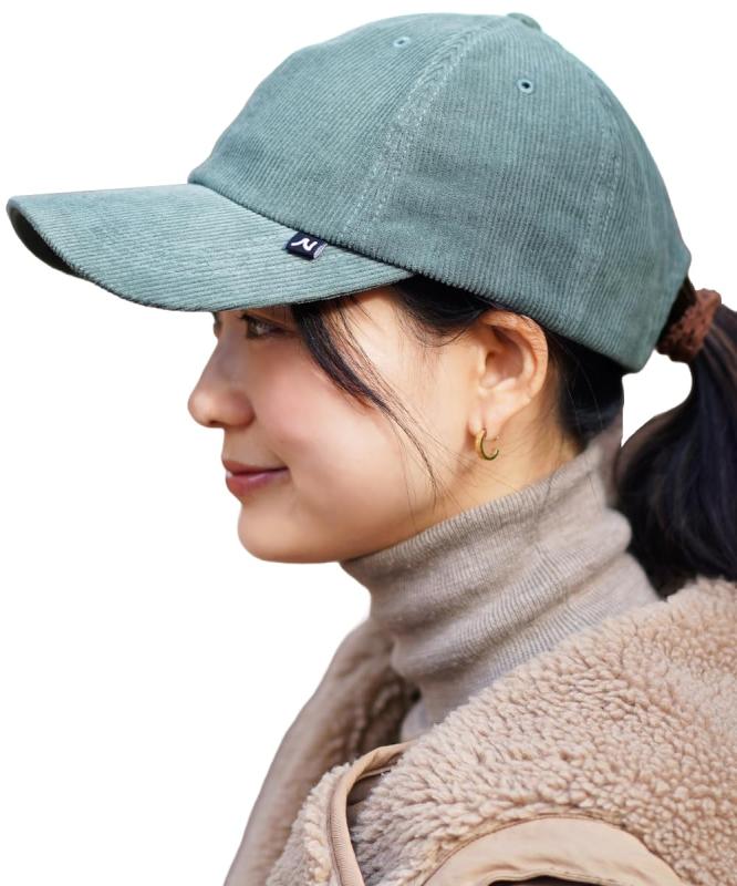 [ナコタ] ニュースタンダード コーデュロイ キャップ 大きいサイズ 大きめ 帽子 メンズ レディース 深め つば長い UVカット 防寒 カジュアル アウトドア シンプル 無地 秋 冬 かっこいい 可愛