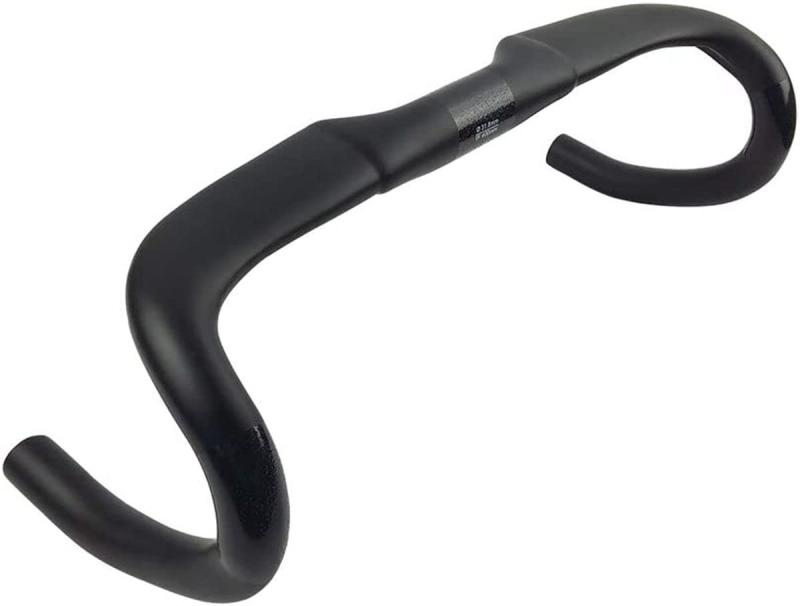 カーボンハンドル ロード自転車ハンドル エアロハンドルバー ドロップバーリーチ79.4mmドロップ123.5mm 直径31.8mm超軽量エアロダイナミックロードバーインテグレーテット人間工学