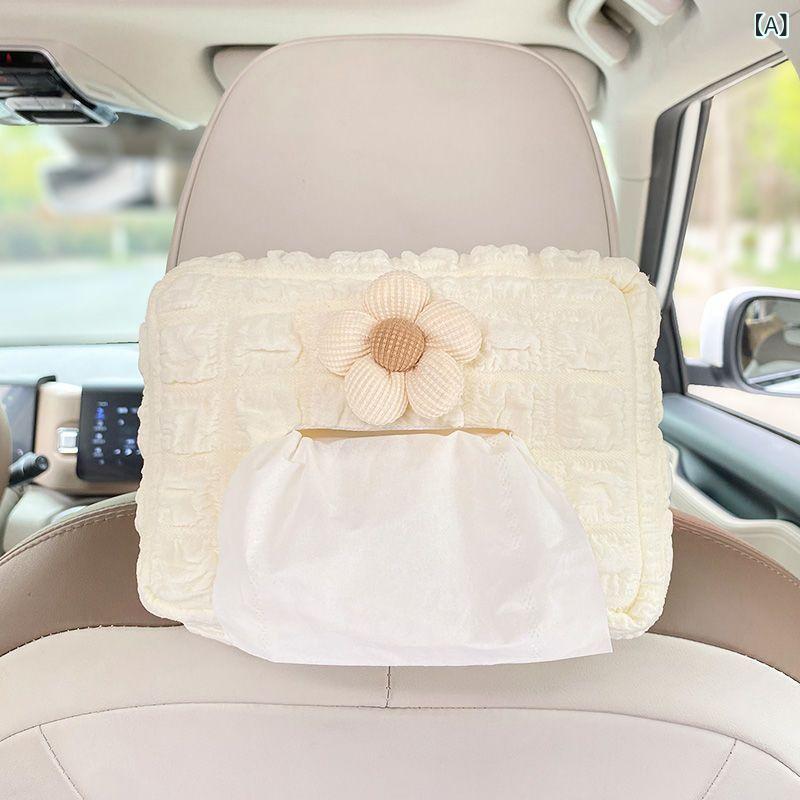 乐天商城 - カー用品 ティッシュケース 車用 吊り下げ 自動車用 収納 車内 車載ホルダー 車載アクセサリー 助手席 シートバック 後部座席 取り付け簡単 省スペース おしゃれ 車内整理 便利グッズ 大容量 車用収納用品