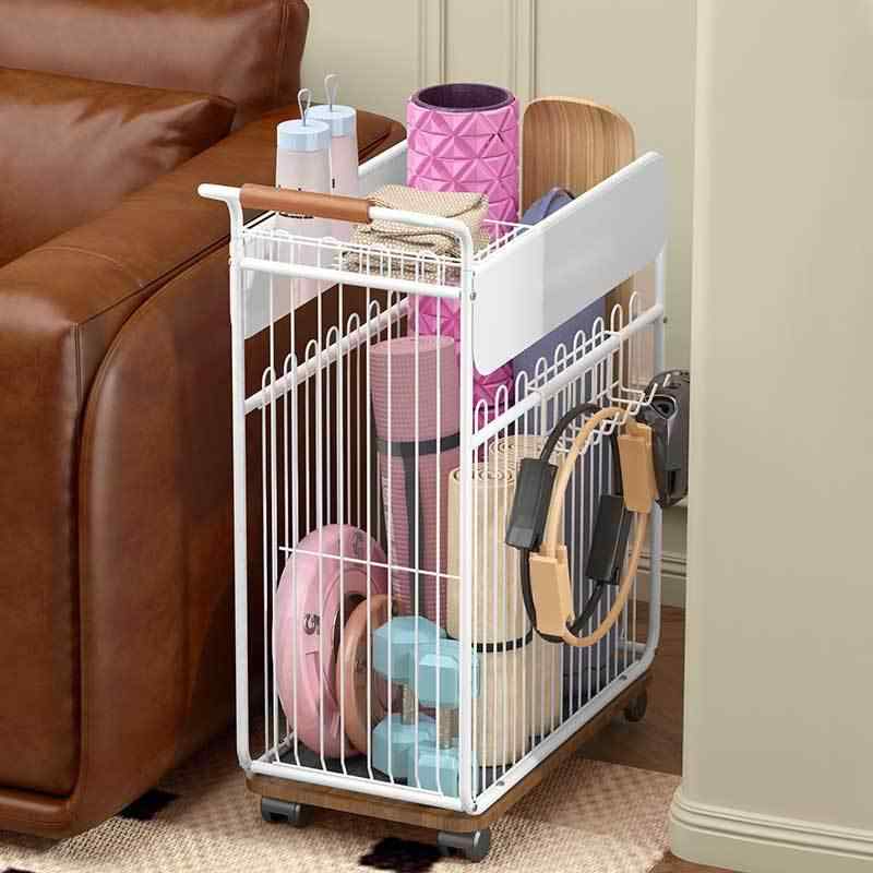 フィットネスラック メンズ レディース トレーニング器具 収納棚 ヨガマット フォ...