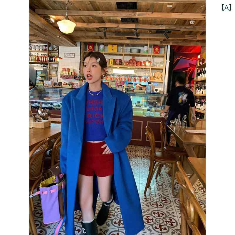 ショートパンツ レディース 毛呢素材 レッド 無地 ストレートシルエット ハイウエスト 美脚効果抜群 脚長効果 暖かい 秋冬 おしゃれ 防寒 通勤 通学 お出かけ シンプル 普段着 カジュアル
