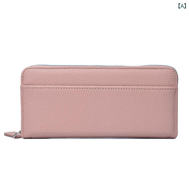 長財布 レディース 財布 大容量 革レザー ロングウォレット 多機能 カード収納 小銭入れ 使いやすい シンプル おしゃれ スリム 大人 通勤 通学 ギフト プレゼント 贈り物 誕生日 ブラウン
