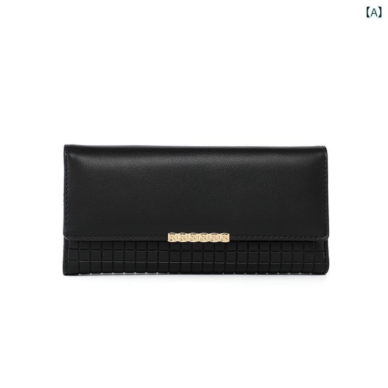 長財布 レディース 財布 大容量 革レザー ロングウォレット ラウンドファスナー シンプル 無地 薄型 小銭入れ カード収納 多機能 使いやすい お札入れ 軽量 スリム フォーマル 通勤 通学 プレゼント