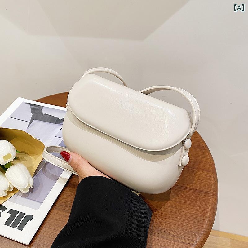 ショルダーバッグ レディース 斜めがけ 軽量 コンパクト 丸型バッグ ミニバッグ レザー調 ファスナー付き 携帯ケース 小さめ 散歩 旅行用 お出かけ用 斜め掛け シンプル 無地 カバン おしゃれ