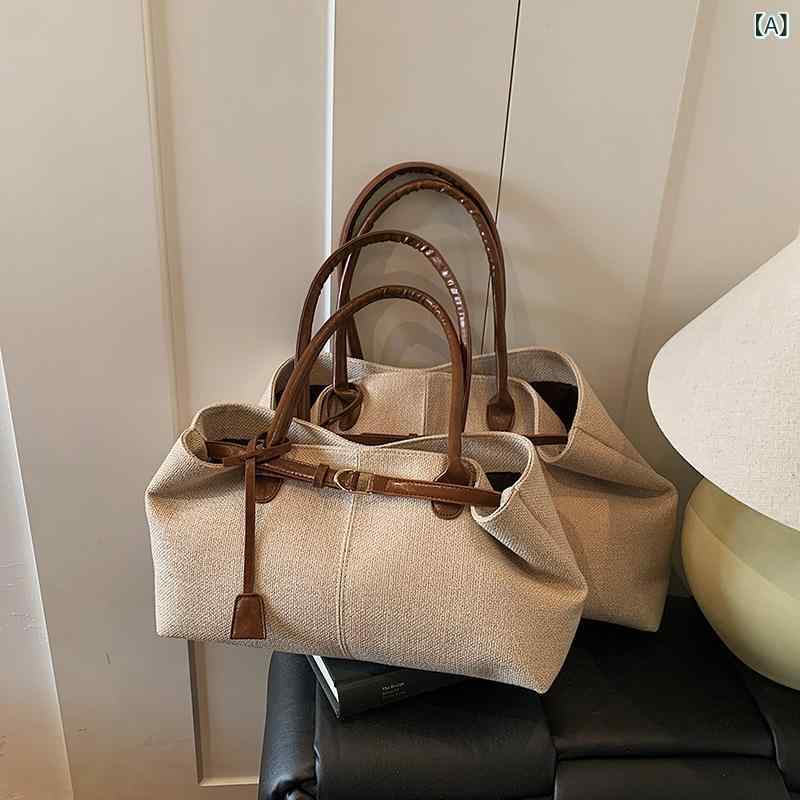 トートバッグ レディース キャンバス 帆布 大容量 ショルダーバッグ 通勤 通学 多...