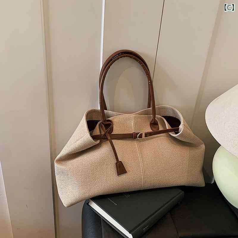 トートバッグ レディース キャンバス 帆布 大容量 ショルダーバッグ 通勤 通学 多...