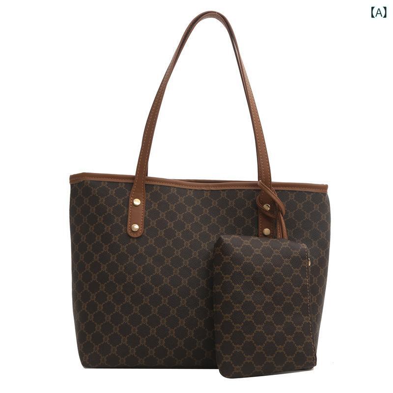 Tote Bag - トートバッグ レディース 肩掛け 大容量 柔らかい 通勤 通学 A4サイズ PC収納 通勤バッグ 大きめ ビジネスバッグ 通勤用 鞄 かばん おしゃれ 肩掛けバッグ シンプル 使いやすい 収納しやすい