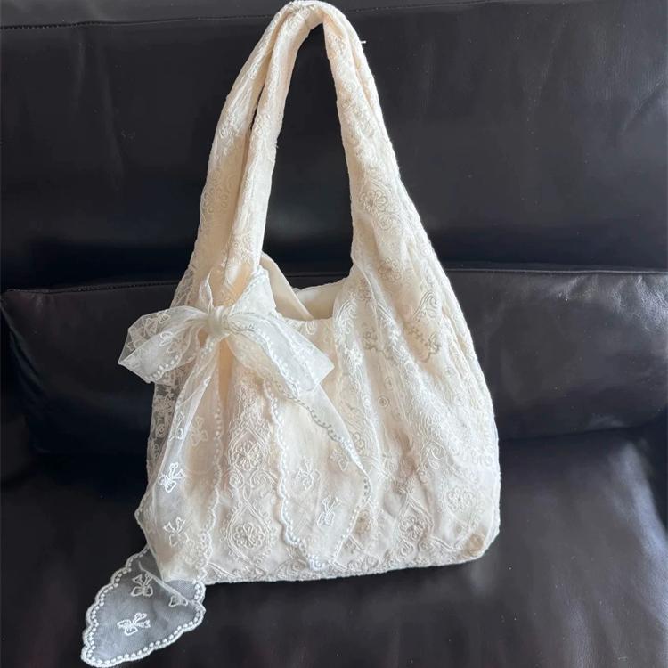 Tote Bag - トートバッグ レディース 花柄刺繍 コットン素材 ショルダーバッグ 大容量 マチ広 ファスナー付き 通勤 通学 普段使い 収納しやすい 通学バッグ トート ショルダー 斜め掛け 帆布 トートバッグ