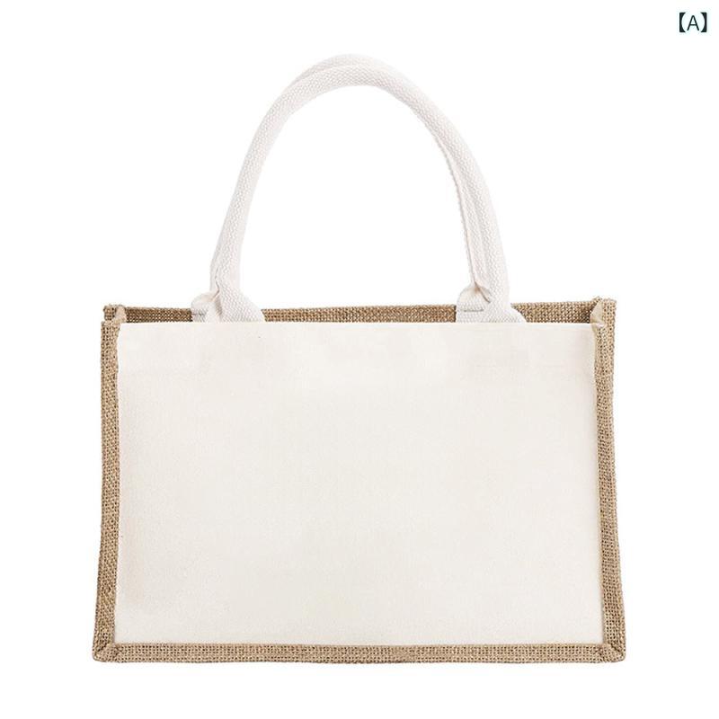 Tote Bag - トートバッグ レディース キャンバス ロゴプリント 手提げバッグ 大容量 布 おしゃれ 帆布バッグ A4対応 マザーズバッグ 通勤 通学 軽量 丈夫 収納しやすい 買い物袋 サブバッグ エコバッグ カジュアル シンプル