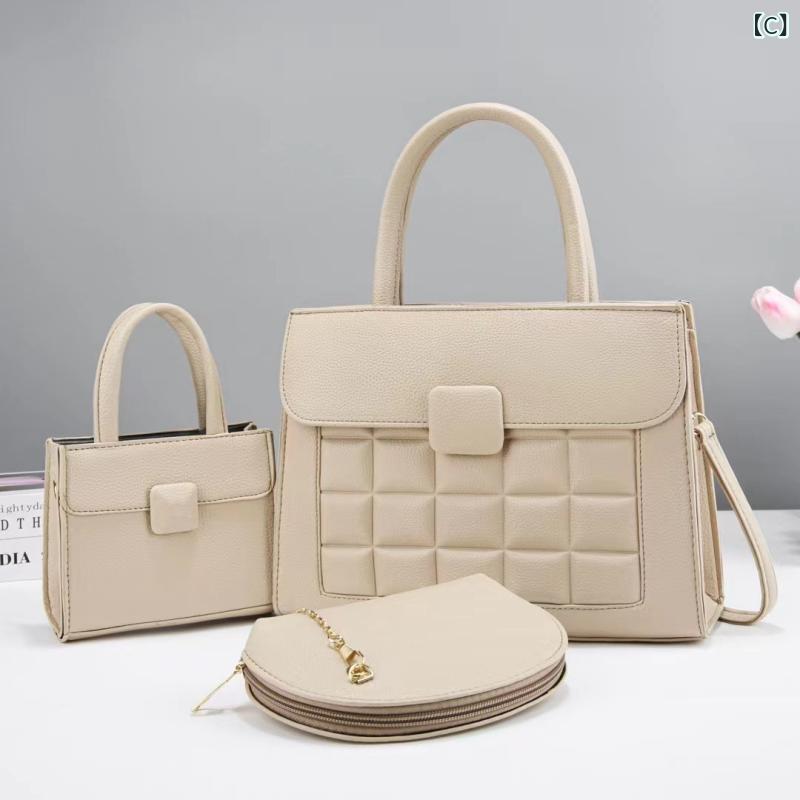 ショルダーバッグ レディース トートバッグ ハンドバッグ 2way 斜め掛け 大容量 通...