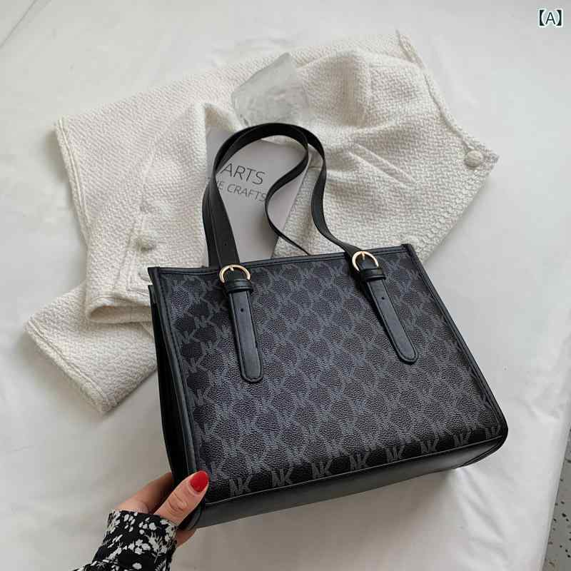 Tote Bag - トートバッグ レディース 大容量 キャンバス 通勤バッグ ショルダーバッグ 肩掛け 手提げバッグ 丈夫 通勤 通学 A4収納 マザーズバッグ 旅行 お出かけ シンプル 多機能 ポケット付き 収納しやすい