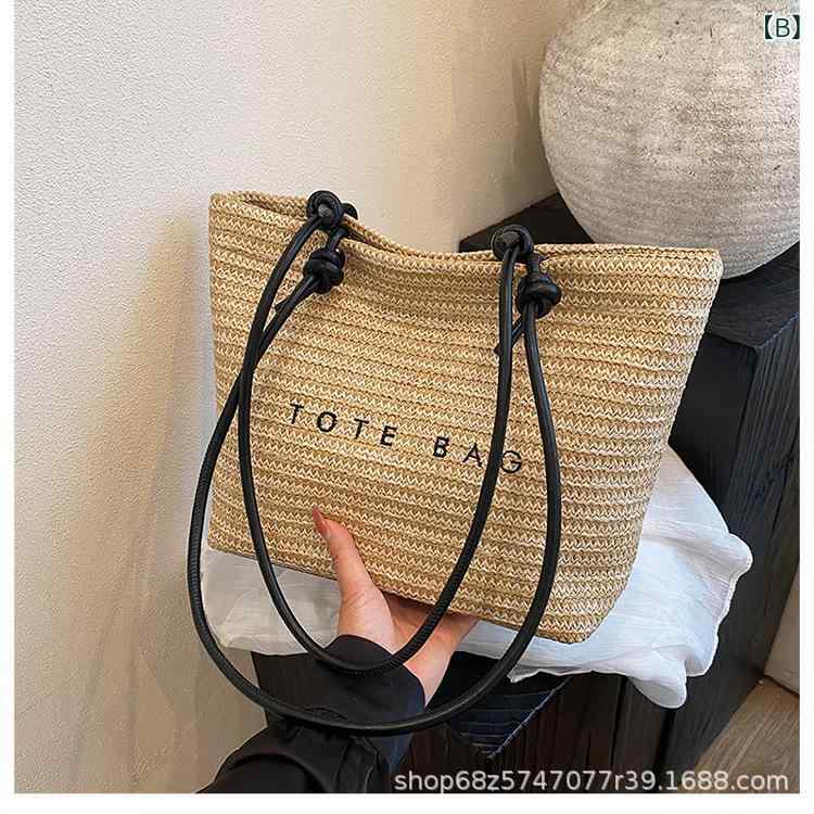 トートバッグ レディース かごバッグ 編み込み メッシュ 軽量 大容量 ストローバッ...