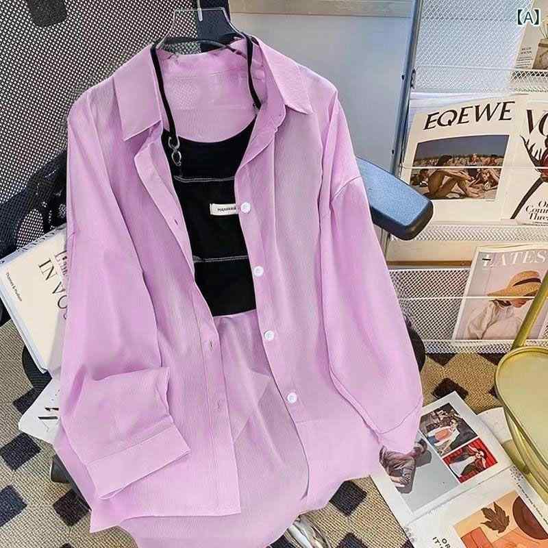 UVカットパーカー レディース 薄手 ジャケット シフォンシャツ ロング丈 羽織り 紫外線対策 冷房対策 通気性 吸汗速乾 接触冷感素材 日焼け防止 軽量 持ち運び便利 夏用アウター