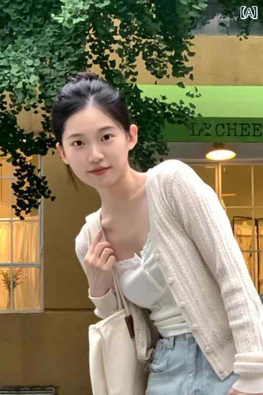 カーディガン レディース 薄手 サマーニット 羽織り 長袖 透かし編み Vネック 冷房対策 日焼け防止 UV対策 涼感素材 シアー素材 通気性 持ち運び便利 軽量 冷房対策カーディガン カジュアル